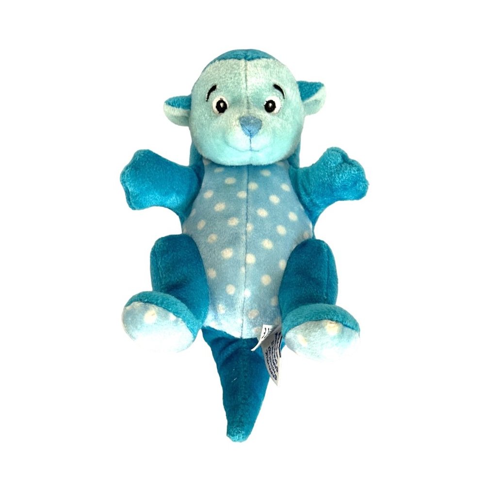 Baby Hedgehog Light Blue Polka dot Aurora Small 6" Nursery Plush
